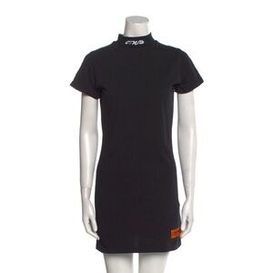 Heron Preston mock neck mini dress